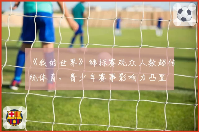 《我的世界》锦标赛观众人数超传统体育,青少年赛事影响力凸显